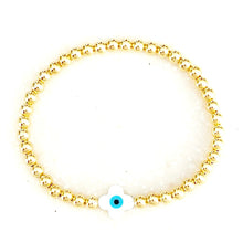 Load image into Gallery viewer, Koruma Clover Evil Eye Bracelet
